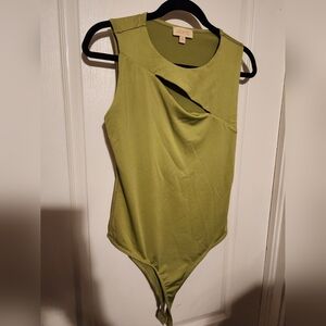 London Rose Green Sleeveless Body Suit XL